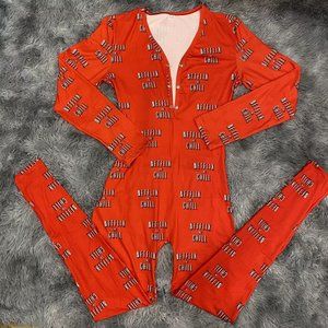 Brand New NetFlix & Chill Inspired Button Flap On